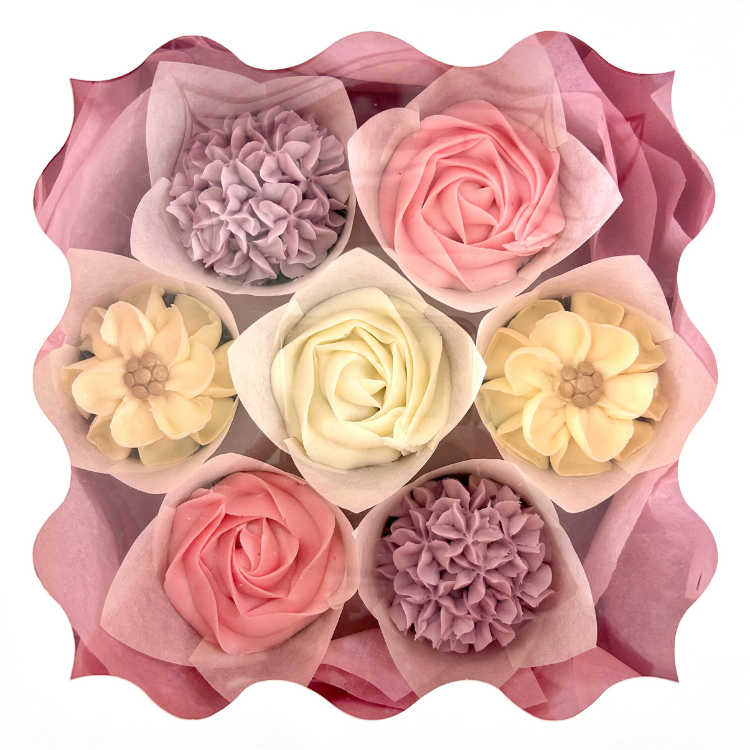 Mother's Day Flower Cupcake Bouquet
